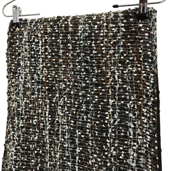 Pier 1 Imports Berkeley Table Runner 14"x72" Woven Textured Cotton Nylon Fringe - Picture 4 of 6